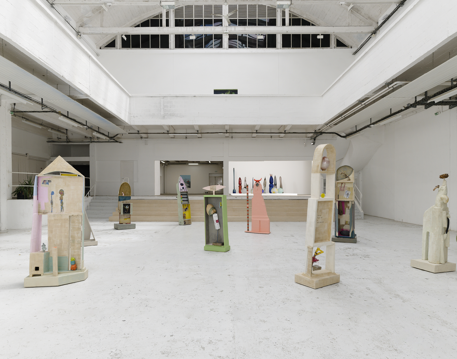 The Secret Garden of the Stelae (2014-2022) Sound installation. General view. Passerelle Centre d_Art Contemporain, Brest and the artist. Photo credits Aurélien Mole. copia